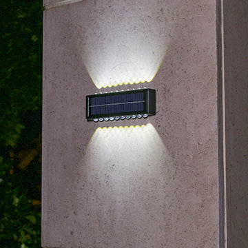 Simplicity Rectangular ABS PVC LED Wall Sconce Lamp
