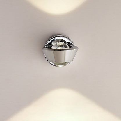 Modern Creative Bedside Iron Sphere LED Wall Sconce Lamp
