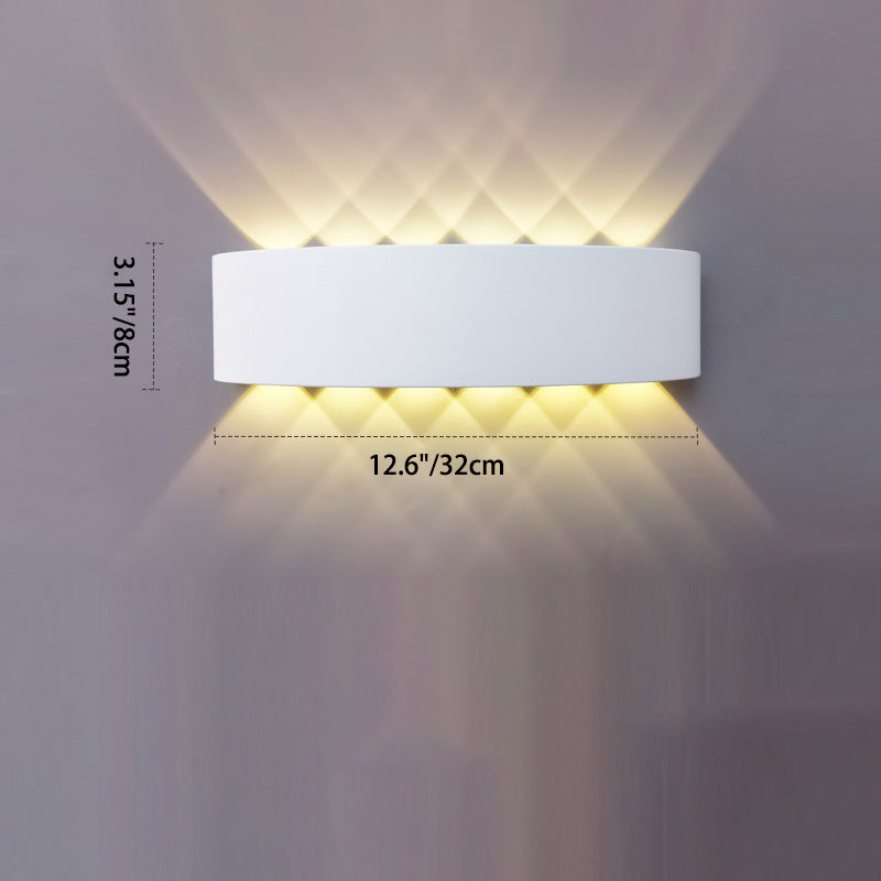 Waterproof Aluminium Iron Acrylic LED Wall Sconce Lamp