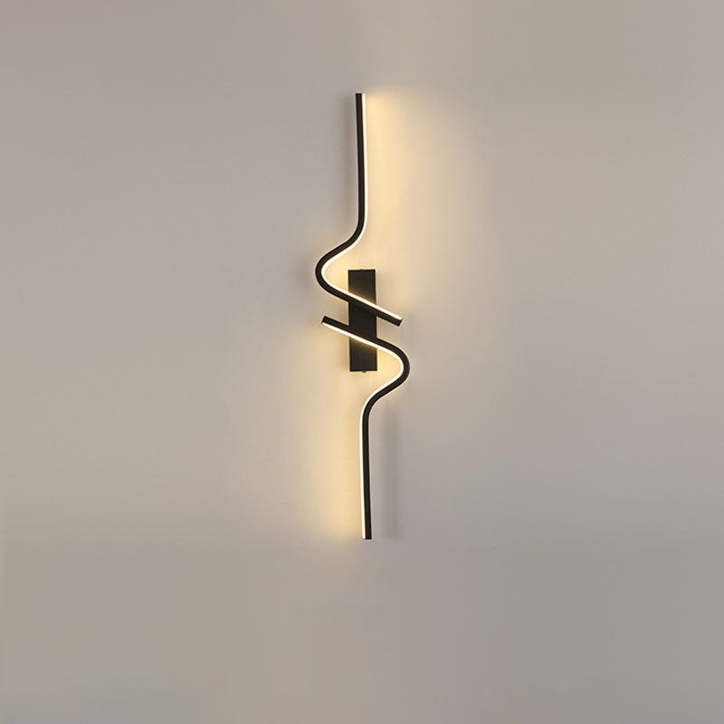 Creative Strip Aluminum Silicon Gel LED Wall Sconce Lamp