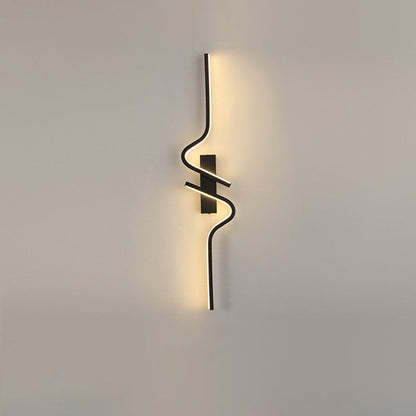 Creative Strip Aluminum Silicon Gel LED Wall Sconce Lamp