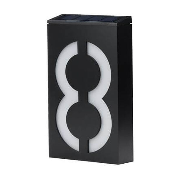 Solar Digital RGB LED Outdoor Decoration Wall Sconce Lamp