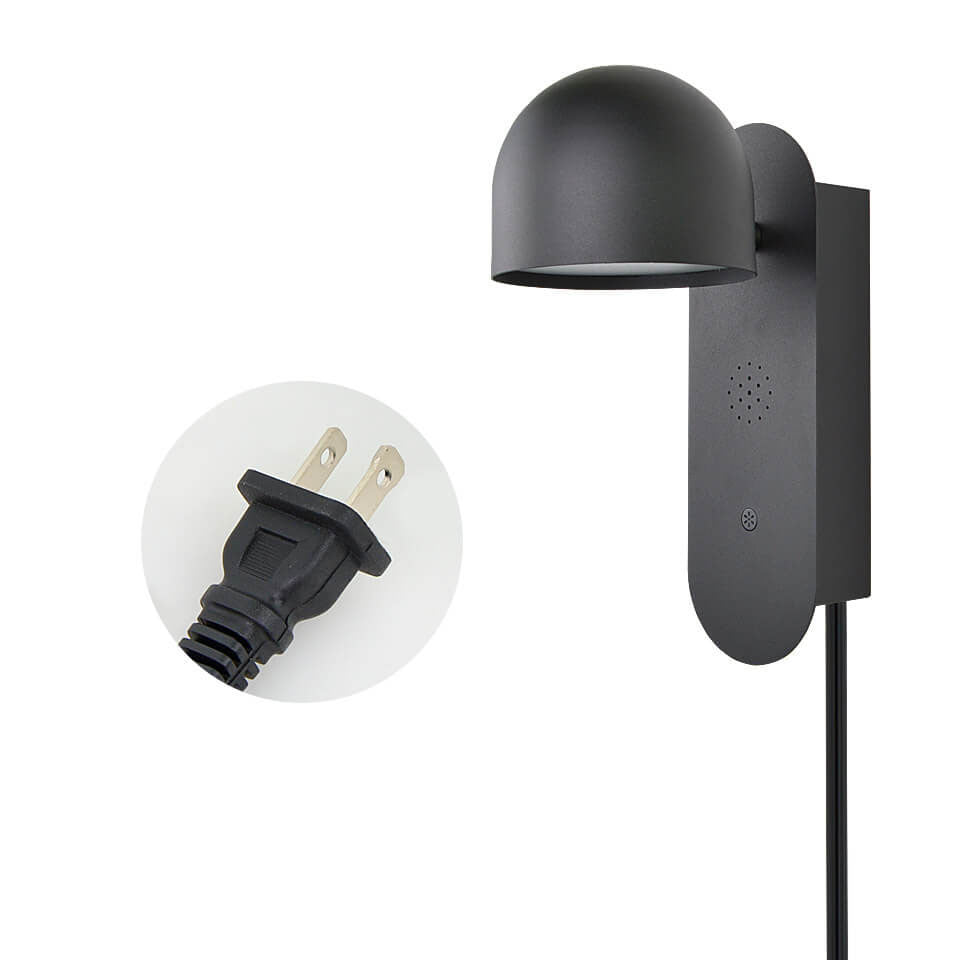 Solid Round Head Voice Control Acrylic LED Wall Sconce Lamp