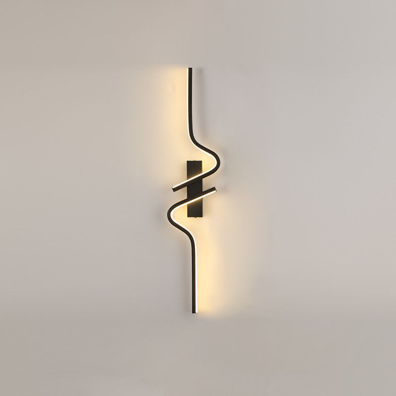 Creative Strip Aluminum Silicon Gel LED Wall Sconce Lamp