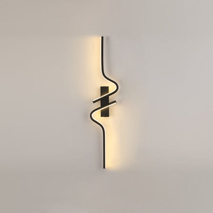 Creative Strip Aluminum Silicon Gel LED Wall Sconce Lamp