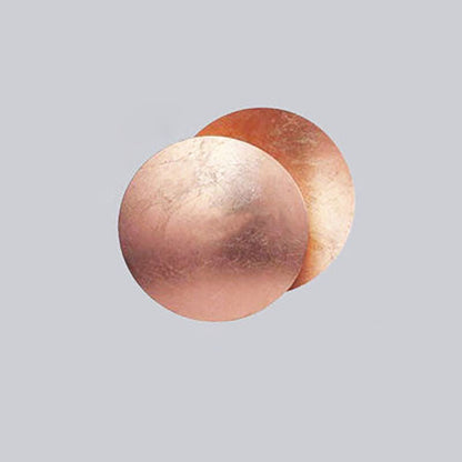 Modern Simplicity Alloy Round LED Wall Sconce Lamp