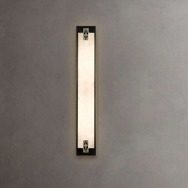 Chinese Strip Chinese Knot Cymbidium LED Wall Sconce Lamp