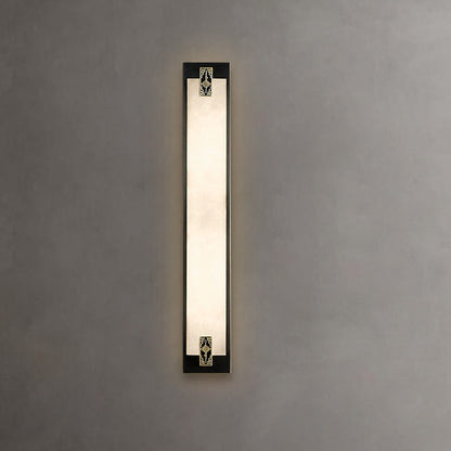 Chinese Strip Chinese Knot Cymbidium LED Wall Sconce Lamp