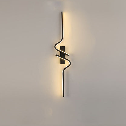 Creative Strip Aluminum Silicon Gel LED Wall Sconce Lamp