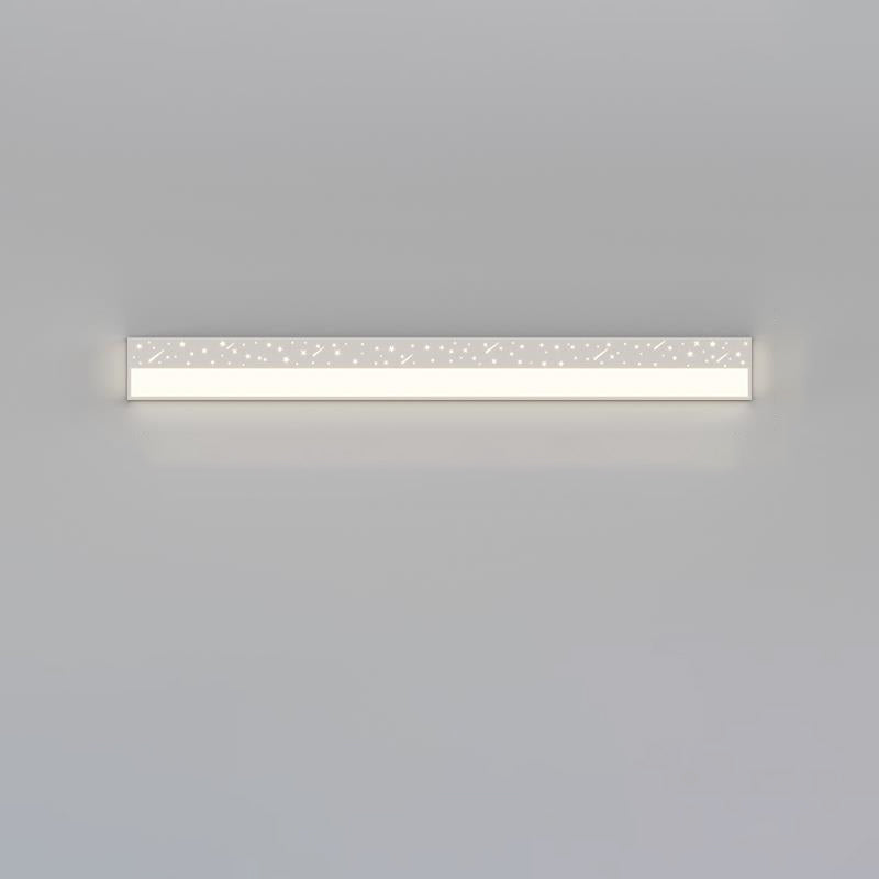 Minimalist Rectangle Iron Acrylic LED Wall Sconce Lamp