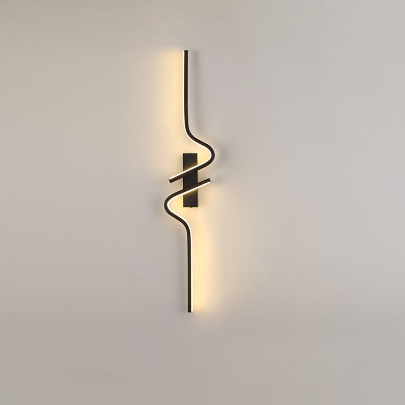 Creative Strip Aluminum Silicon Gel LED Wall Sconce Lamp