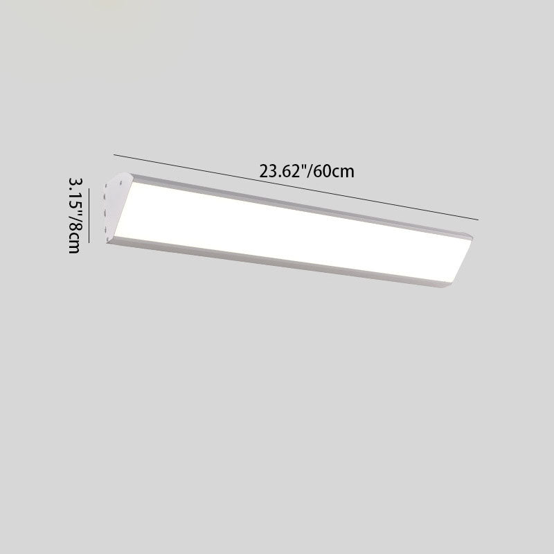 Rectangular Aluminum PC Waterproof LED Wall Sconce Lamp