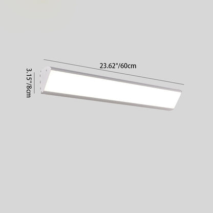 Rectangular Aluminum PC Waterproof LED Wall Sconce Lamp