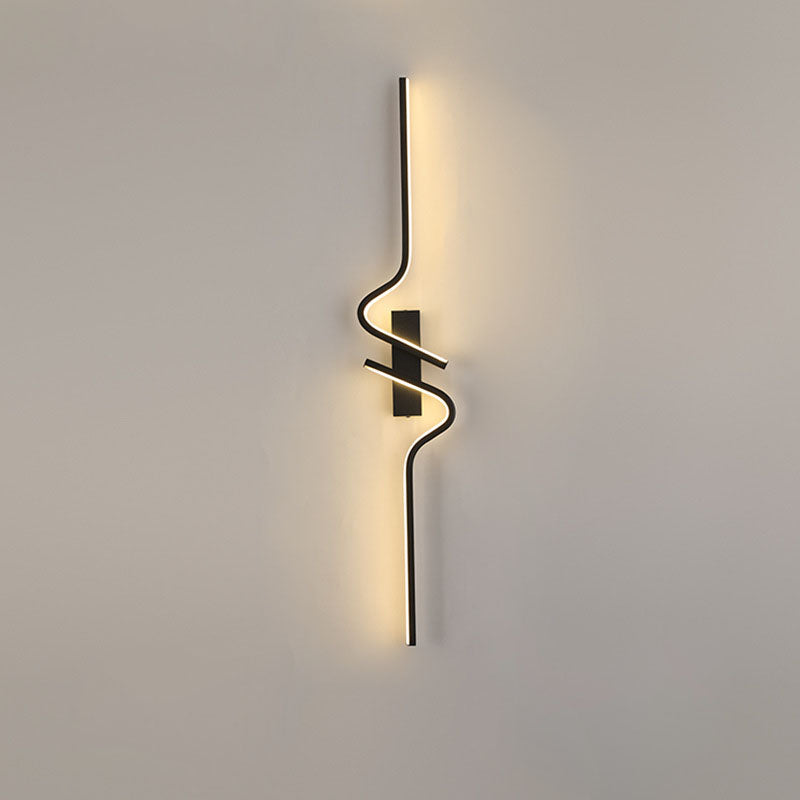 Creative Strip Aluminum Silicon Gel LED Wall Sconce Lamp