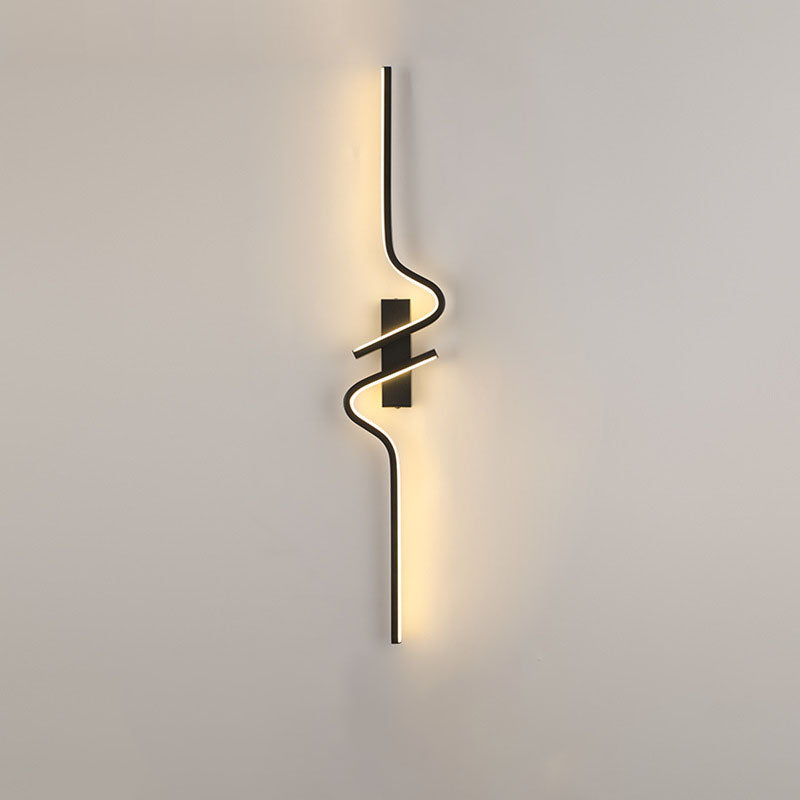 Creative Strip Aluminum Silicon Gel LED Wall Sconce Lamp