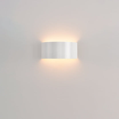 Modern Minimalist Half Round Iron LED Wall Sconce Lamp