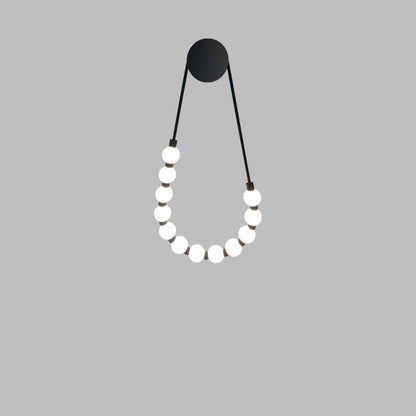 Creative Iron Acrylic Beads LED Wall Sconce Lamp