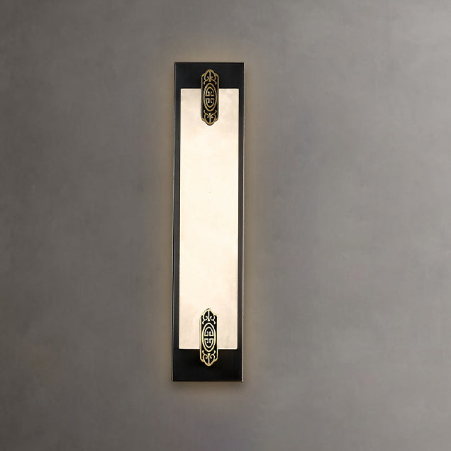 Chinese Strip Chinese Knot Cymbidium LED Wall Sconce Lamp