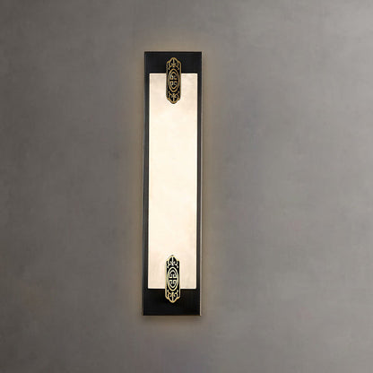 Chinese Strip Chinese Knot Cymbidium LED Wall Sconce Lamp