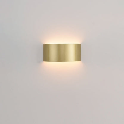 Modern Minimalist Half Round Iron LED Wall Sconce Lamp