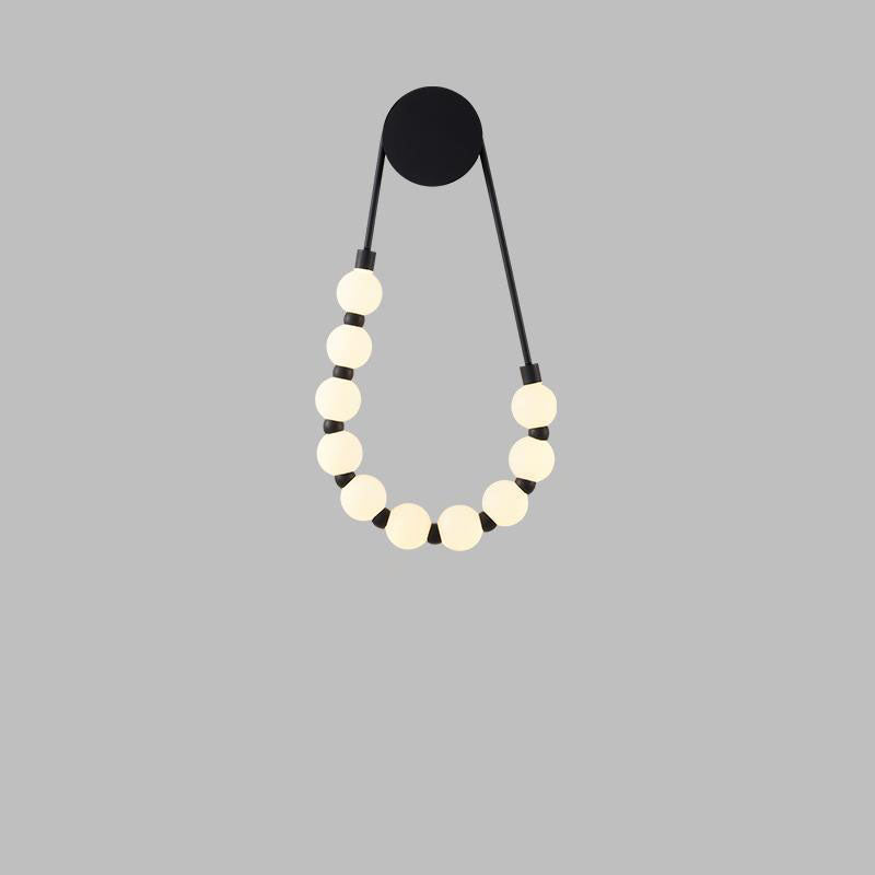 Creative Iron Acrylic Beads LED Wall Sconce Lamp