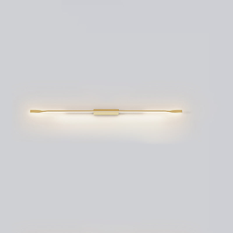 Aluminum Straight Line Silicone LED Wall Sconce Lamp