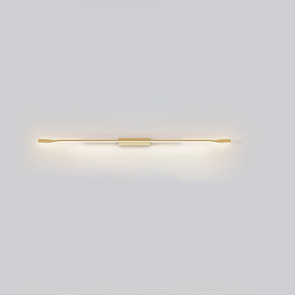 Aluminum Straight Line Silicone LED Wall Sconce Lamp