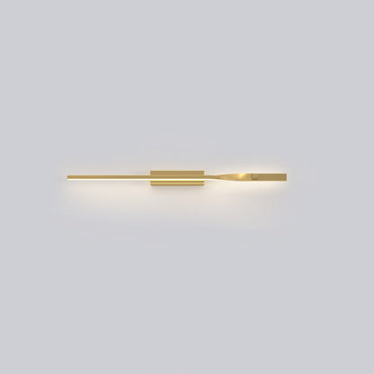 Aluminum Straight Line Silicone LED Wall Sconce Lamp