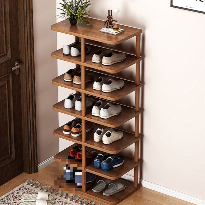 Modern Minimalist Wood Shoe Rack