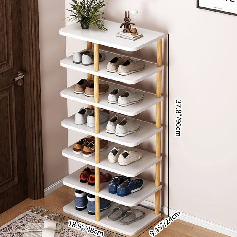 Modern Minimalist Wood Shoe Rack