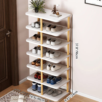 Modern Minimalist Wood Shoe Rack