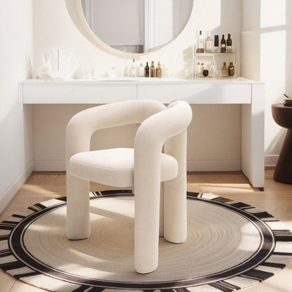 Contemporary Iron Vanity Stool