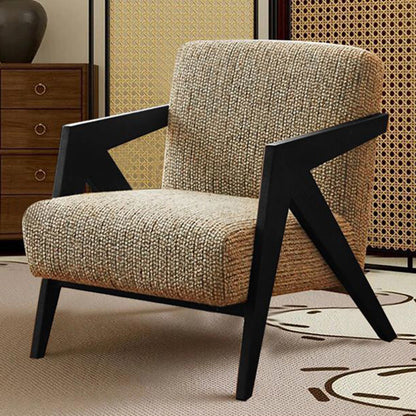 Traditional Solid Wood Accent Chair