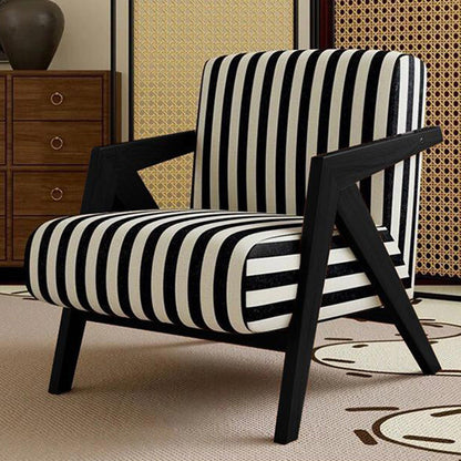 Traditional Solid Wood Accent Chair