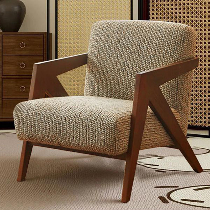 Traditional Solid Wood Accent Chair