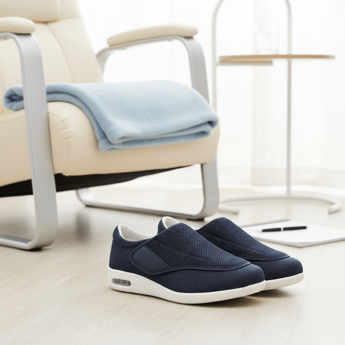 Extra Wide Comfort Walking Shoes, Memory Foam