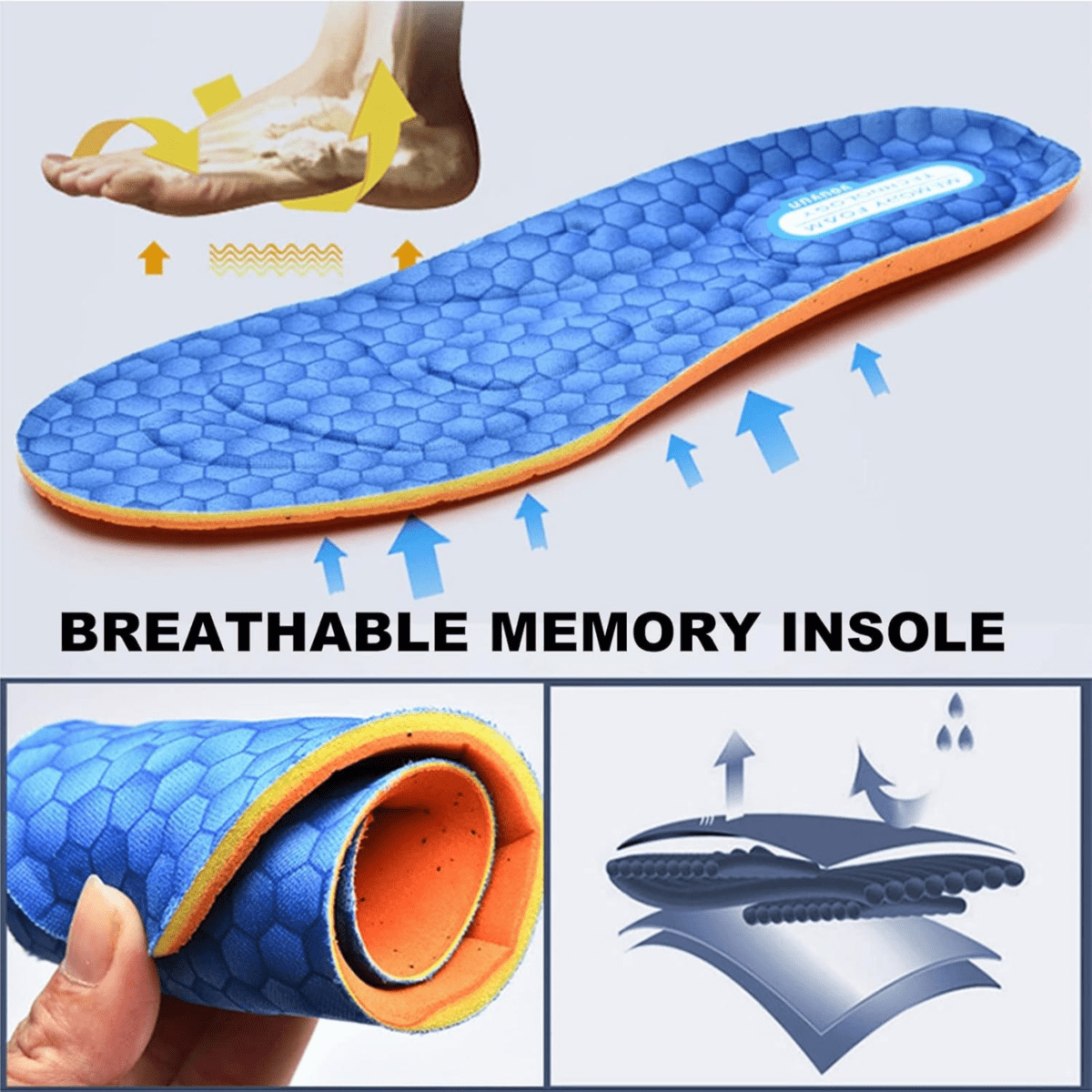 Extra Wide Comfort Walking Shoes, Memory Foam