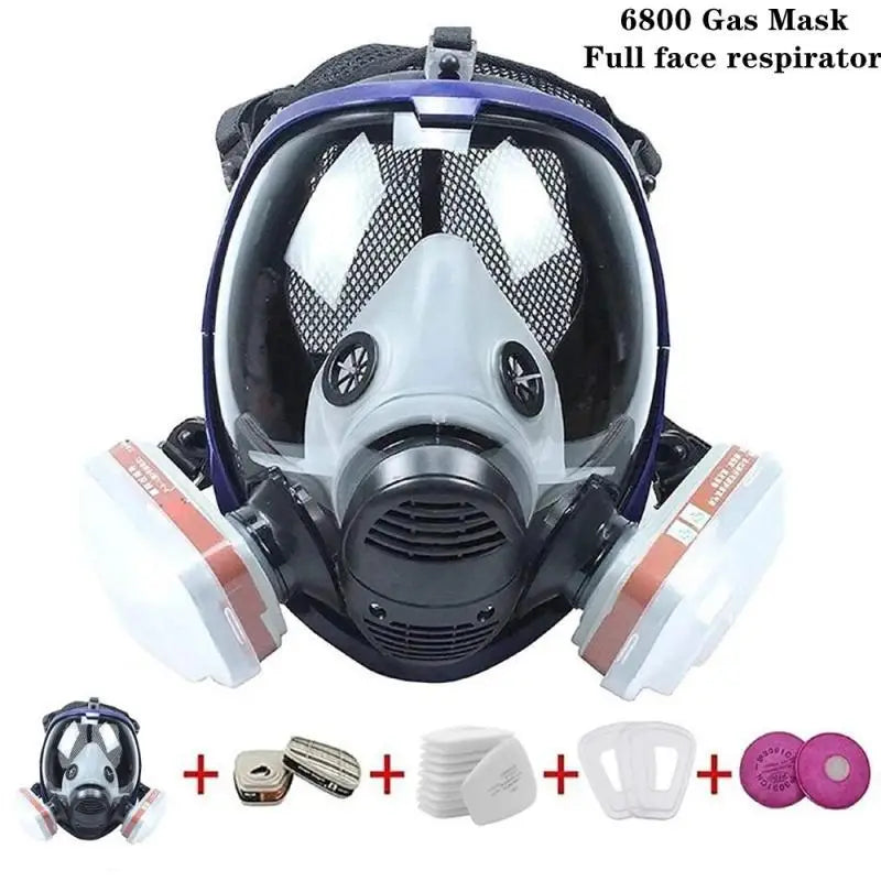Full Face Respirator Mask with Visor