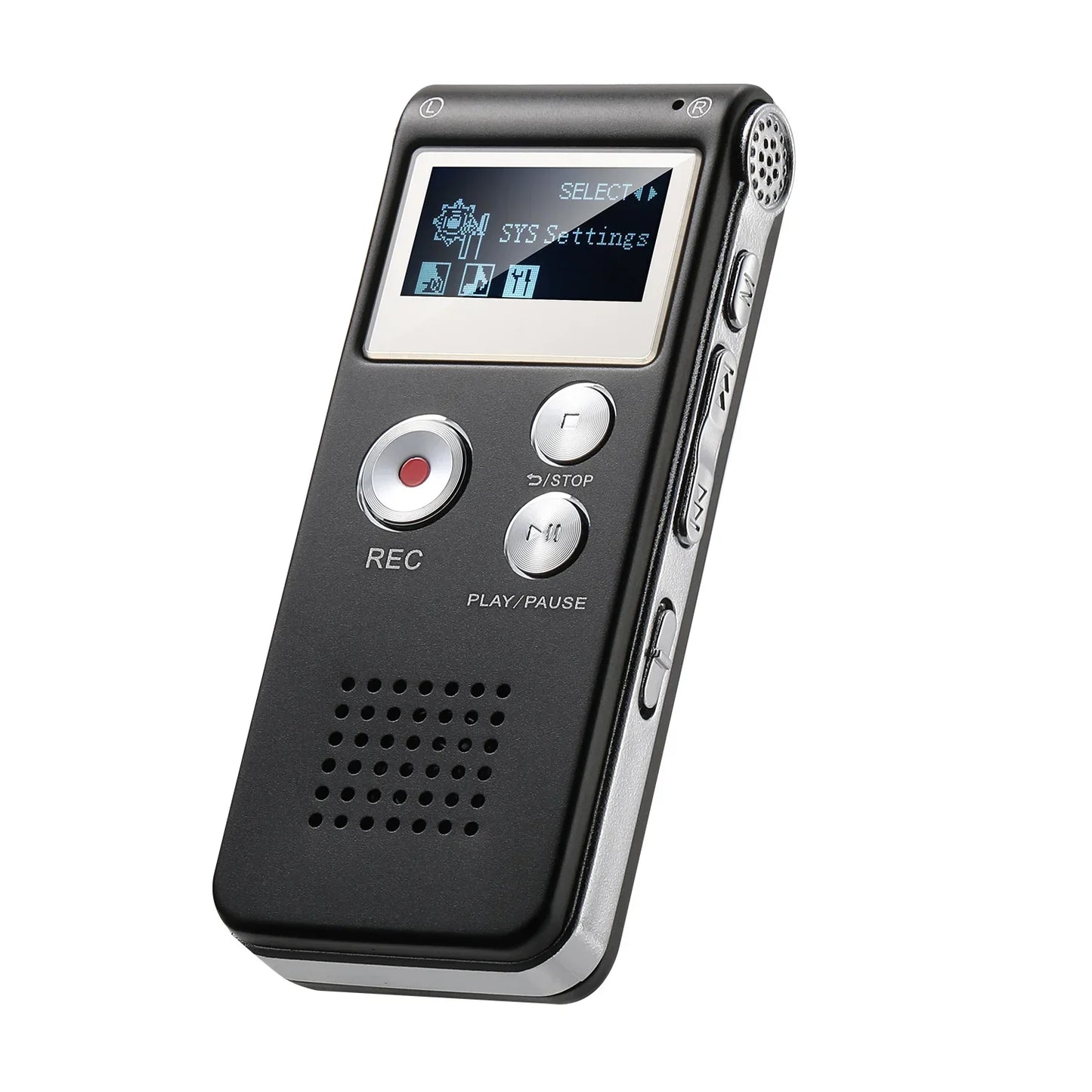 Portable Audio Recorder with WAV Playback