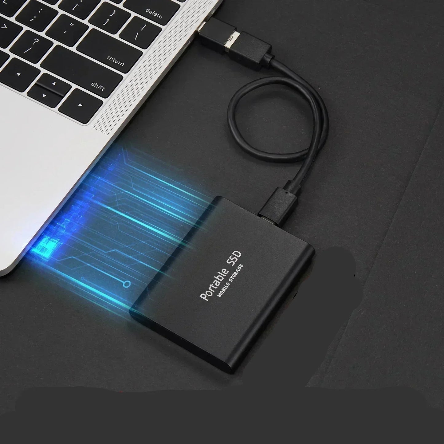 External SSD Drive with Universal Port