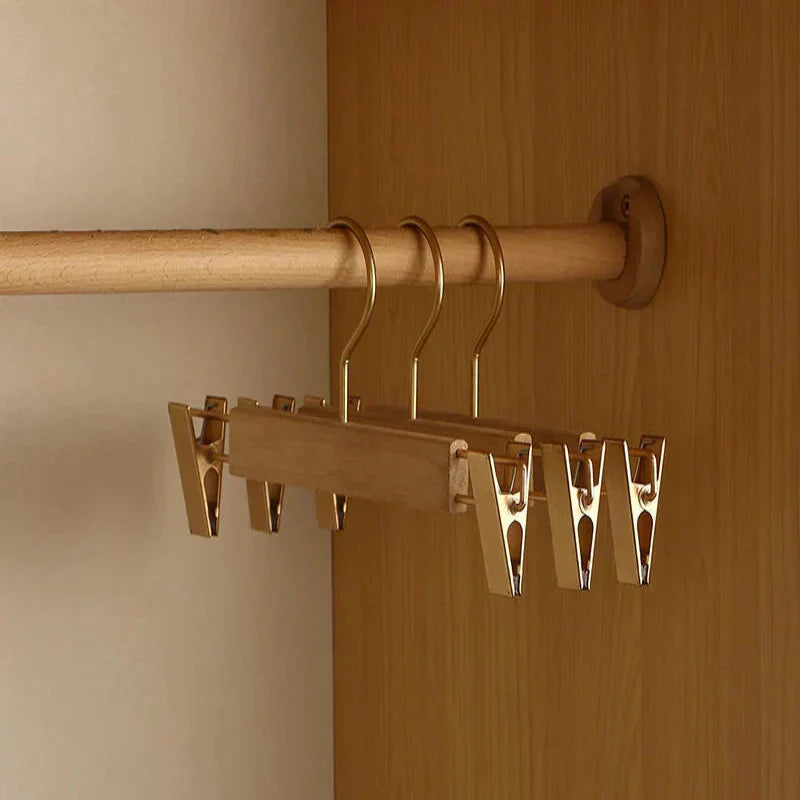 Wide Shoulder Camphor Wood Hangers, Set of 2