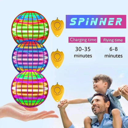 Hand-Controlled Flying Spinner, 360 Gyroscope