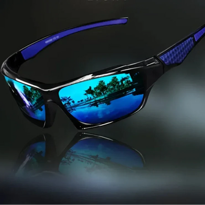 Polarized Round Sunglasses, UV400, Metal Frame
