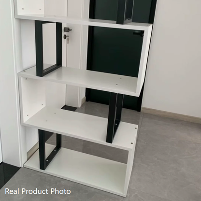 Contemporary Geometric Bookshelf