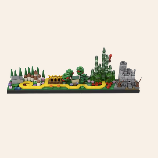Fantasy Emerald City Skyline 3079