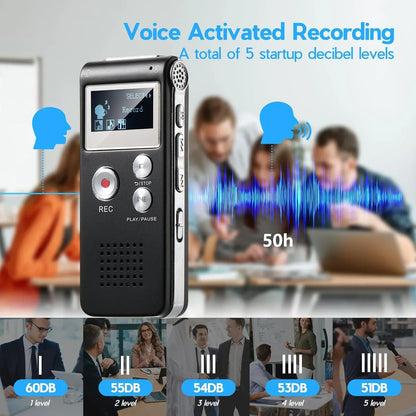 Portable Audio Recorder with WAV Playback