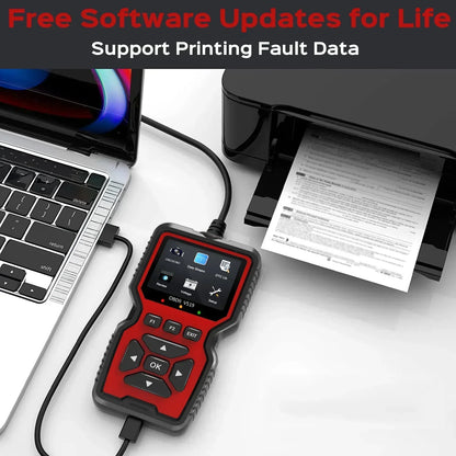 OBD2 Diagnostic Code Reader with Live Data