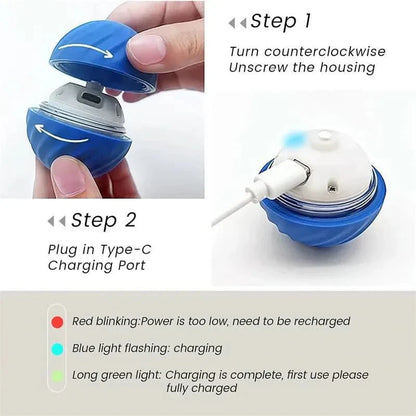 Automatic Moving Dog Ball, 180-Min Runtime