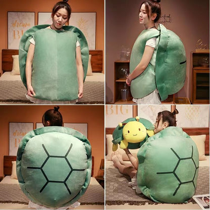 Turtle Shell Plush Pillow