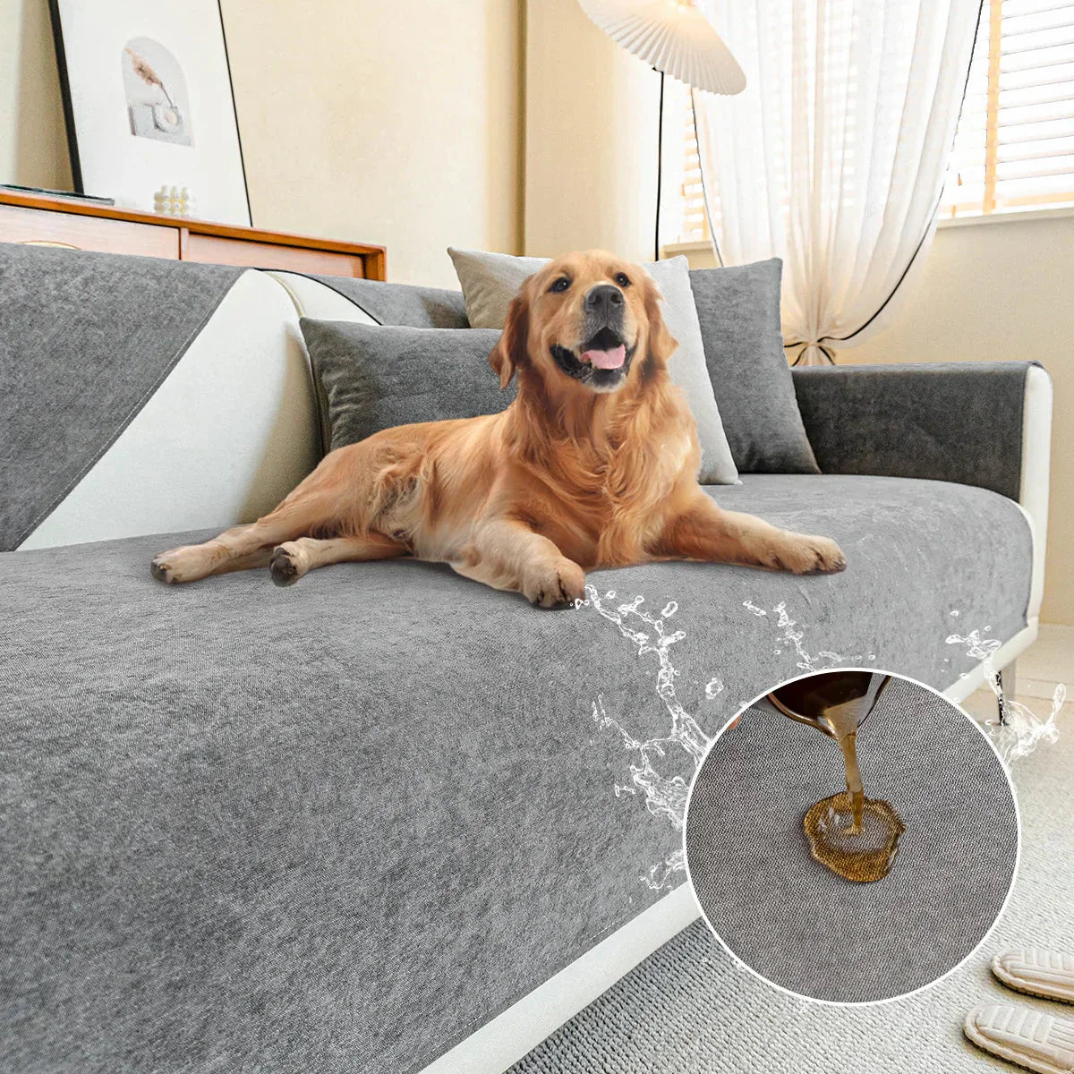 Scratch Resistant Sofa Cover, Machine Washable